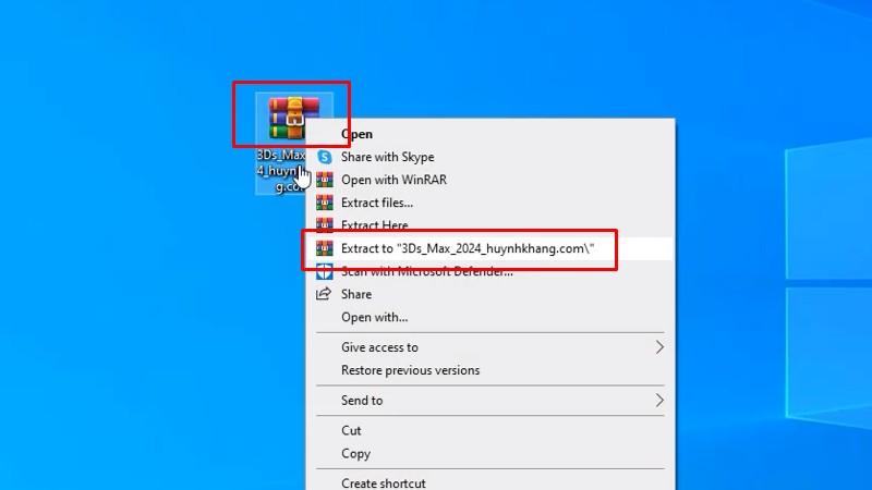 3Ds Max 2024: Hướng Dẫn Cài Đặt Bằng Video 10 Giải nén phần mềm 3Ds Max 2024