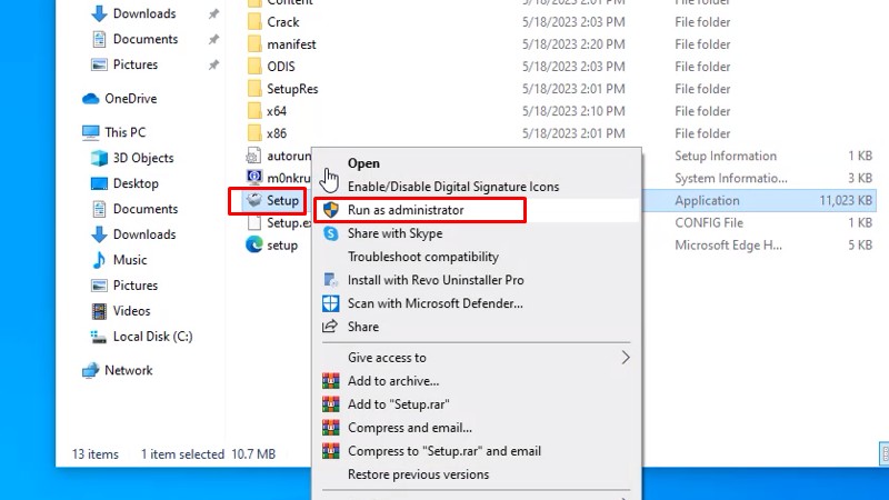 3Ds Max 2024: Hướng Dẫn Cài Đặt Bằng Video 11 Chuột phải vào file Setup và chọn Run as admin