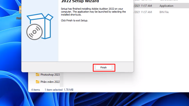 Adobe Audition 2022 Cách cài đặt đơn giản nhất 17 bấm Finish