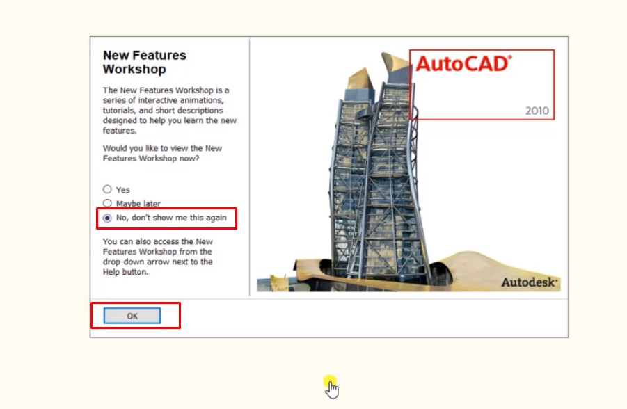 Autocad 2010 Full Crack: Hướng Dẫn Bạn Cài Đặt 33 Tích như hình và bấm Ok hoàn thành cài đặt và kích hoạt