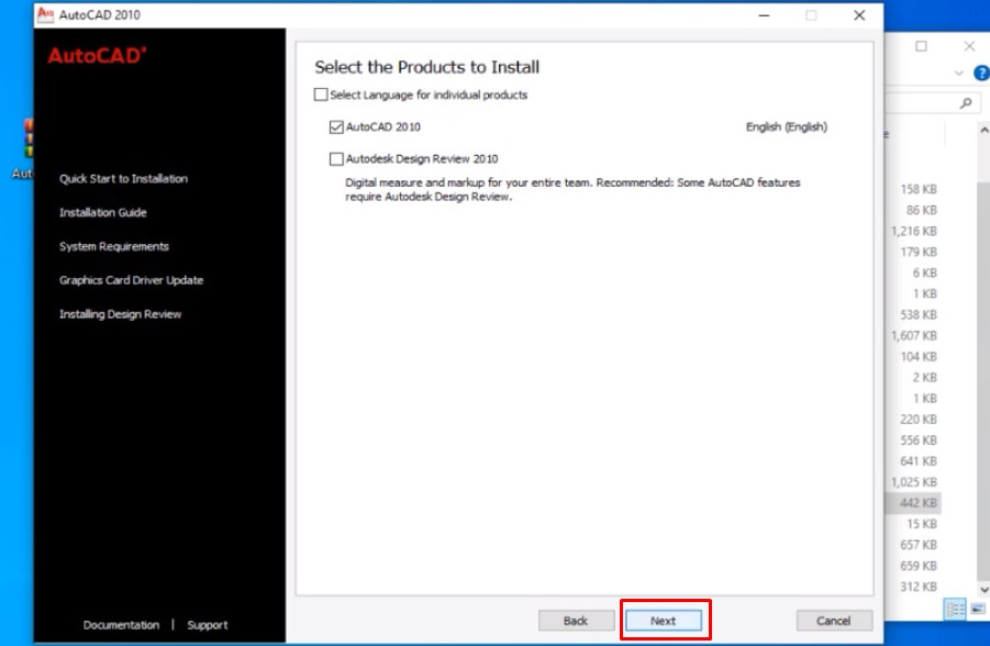 Autocad 2010 Full Crack: Hướng Dẫn Bạn Cài Đặt 13 Bấm Next