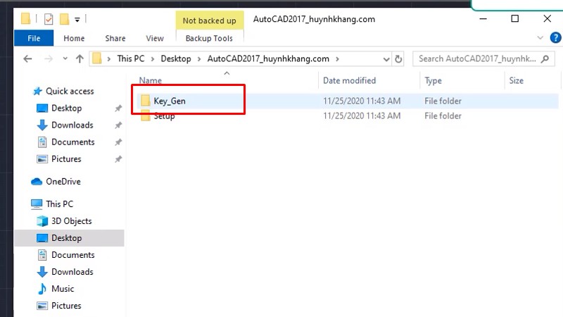 Tải AutoCad 2017 Và Hướng Dẫn Setup Chi Tiết 23 Vào thư mục Key_Gen