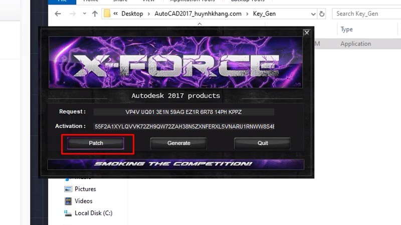Tải AutoCad 2017 Và Hướng Dẫn Setup Chi Tiết 28 Bấm Patch