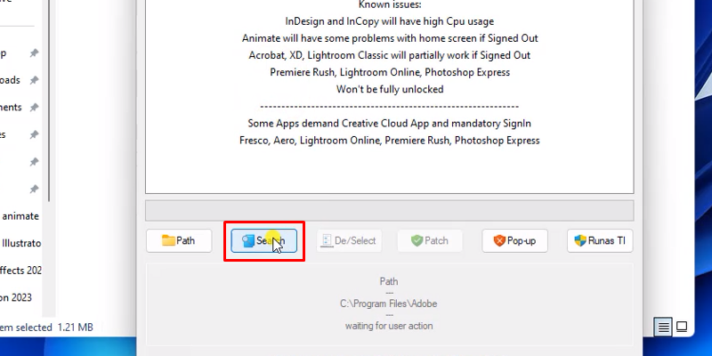 InDesign 2023: sáng tạo nội dung chuyên nghiệp 16 Bấm Seach