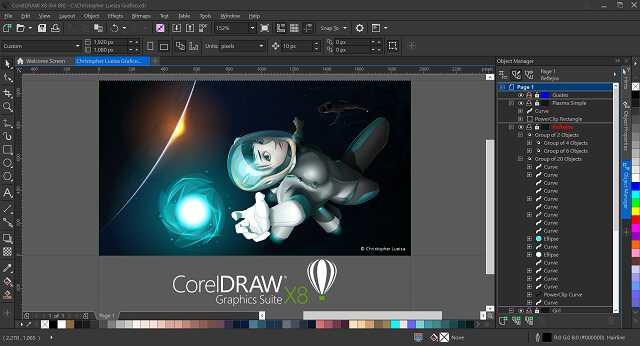 Khám phá các tính năng mới trong CorelDRAW X8