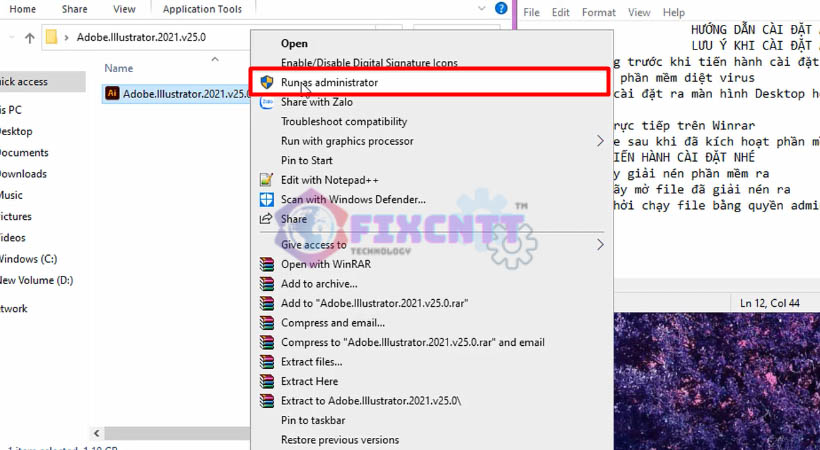 cài Adobe Illustrator 2021