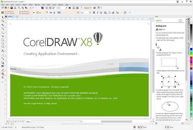 Tổng quan về Corel X8
