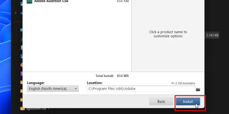 Adobe Audition CS6 Hướng Dẫn Cài Đặt Chi Tiết 15 Bấm vào Install để cài đặt audition cs6