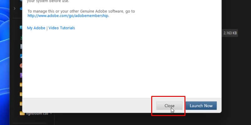 Adobe Audition CS6 Hướng Dẫn Cài Đặt Chi Tiết 16 Bấm Close